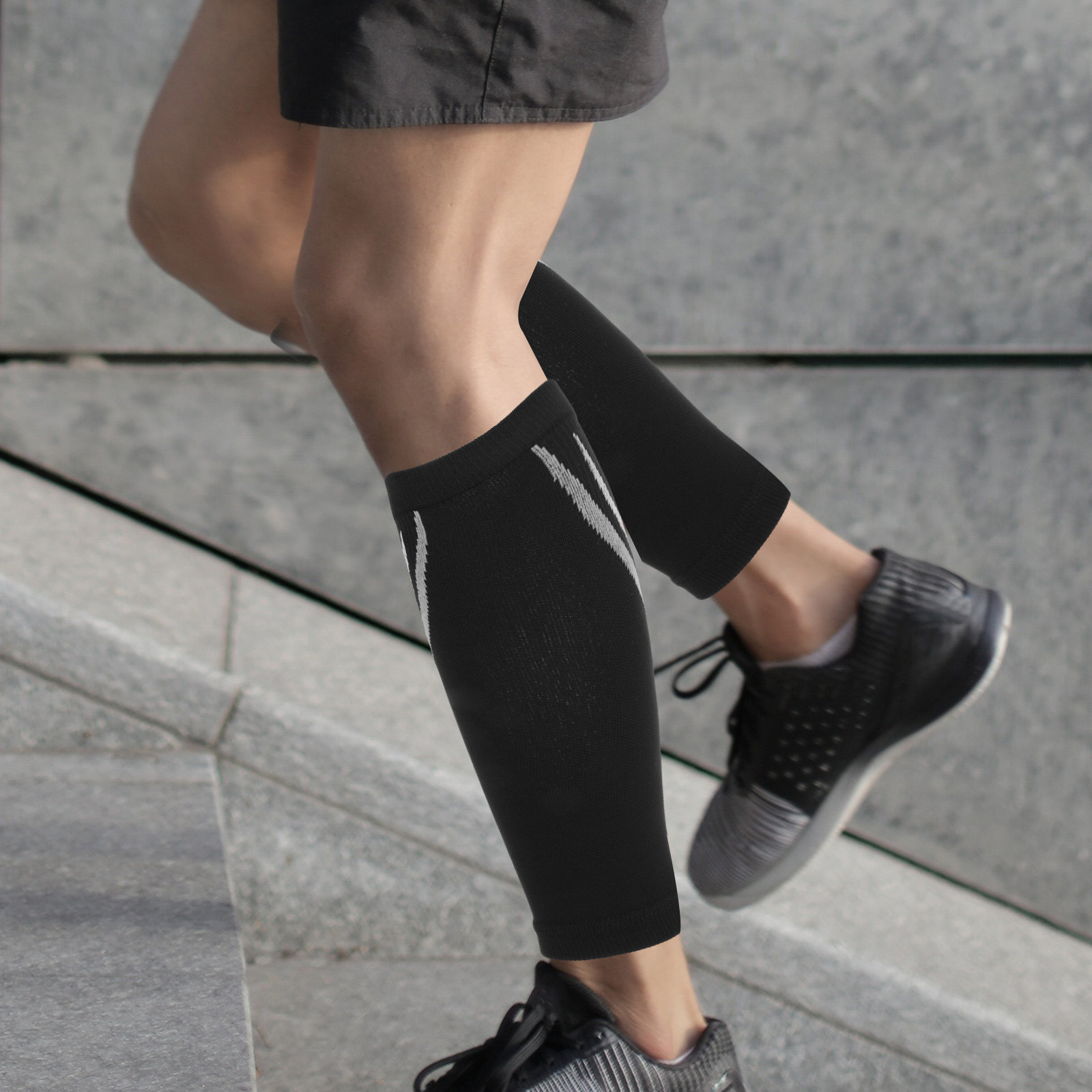 Compression Sleeve Calf - 1Pair Calf Compression Socks Breathable Elastic