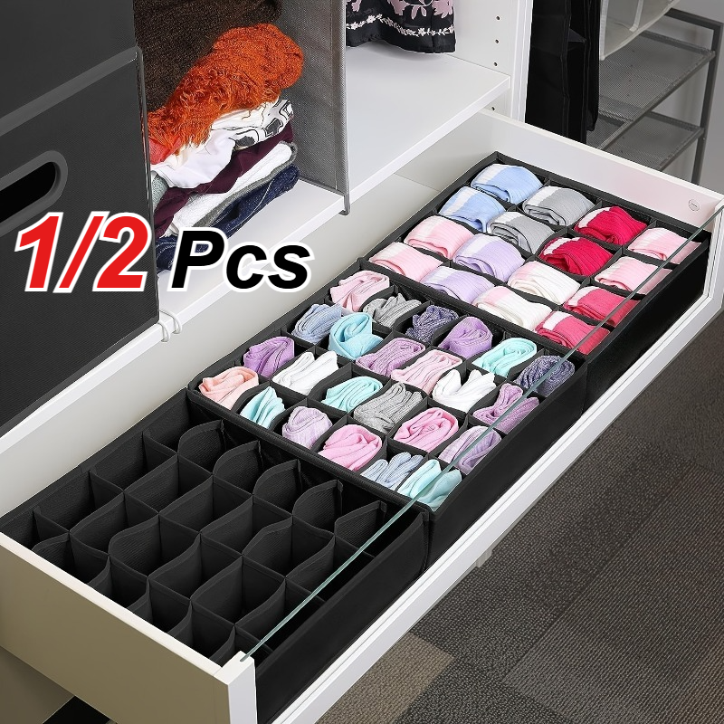 Sock Organizer Tray - 1/2 PCS Sock Underwear Separate Storage