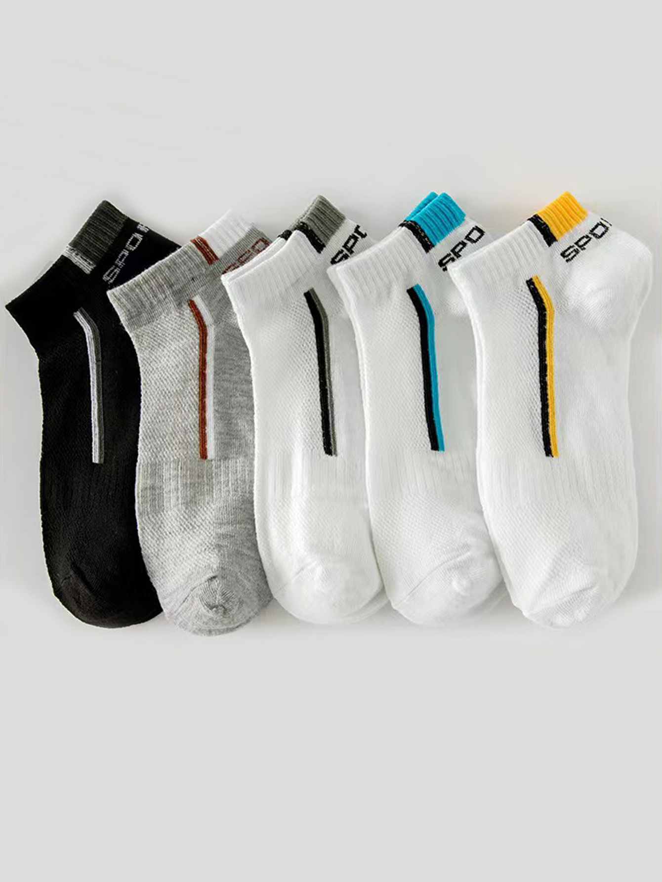 30pairs Men's Fashion Cotton B - Ankle Sock Low Cut 评论和价格