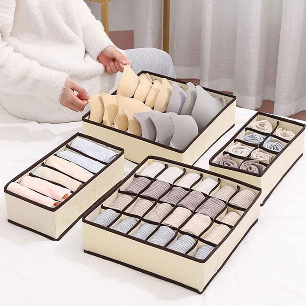 Foldable Closet Drawer Organiz - Sock Organizer Tray 评论和价格