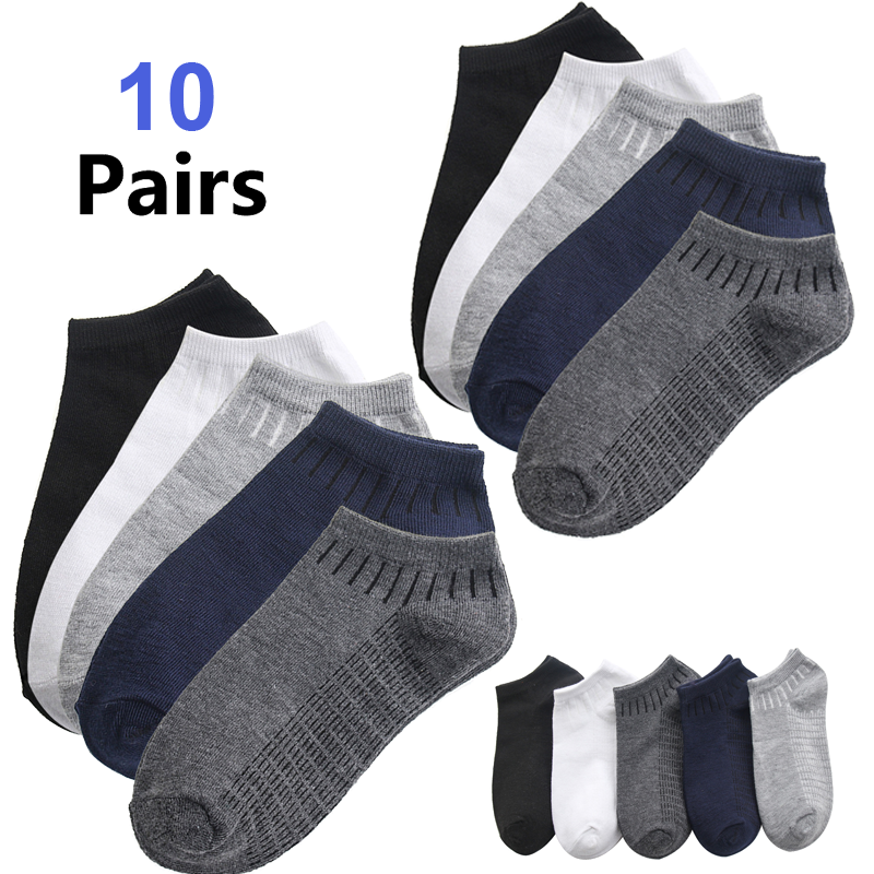 5/10 Pairs Men's Ankle Socks A - Ankle Sock Low Cut 评论和价格