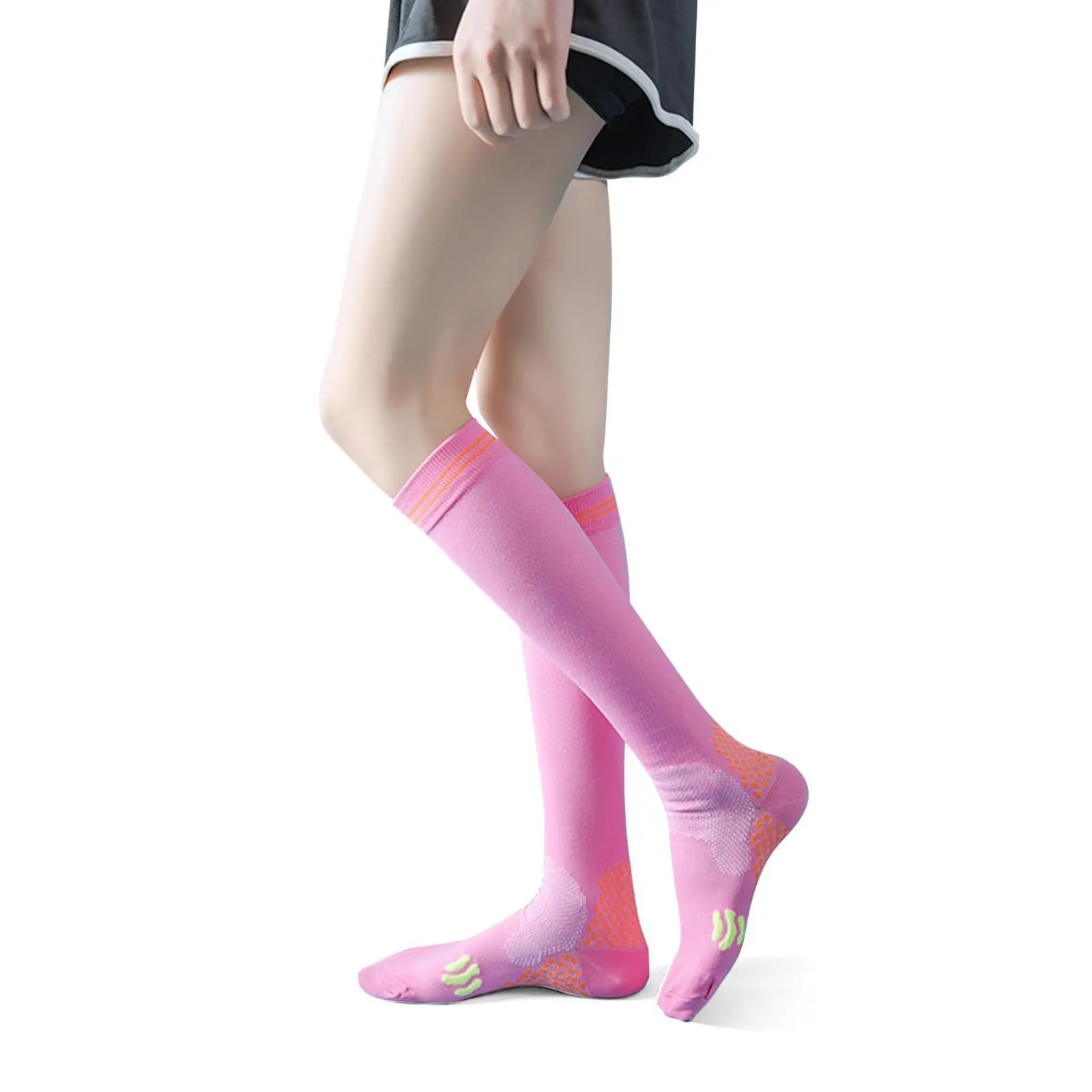 3 Pairs Compression Socks Unis - Knee High Sock Women 评论和价格