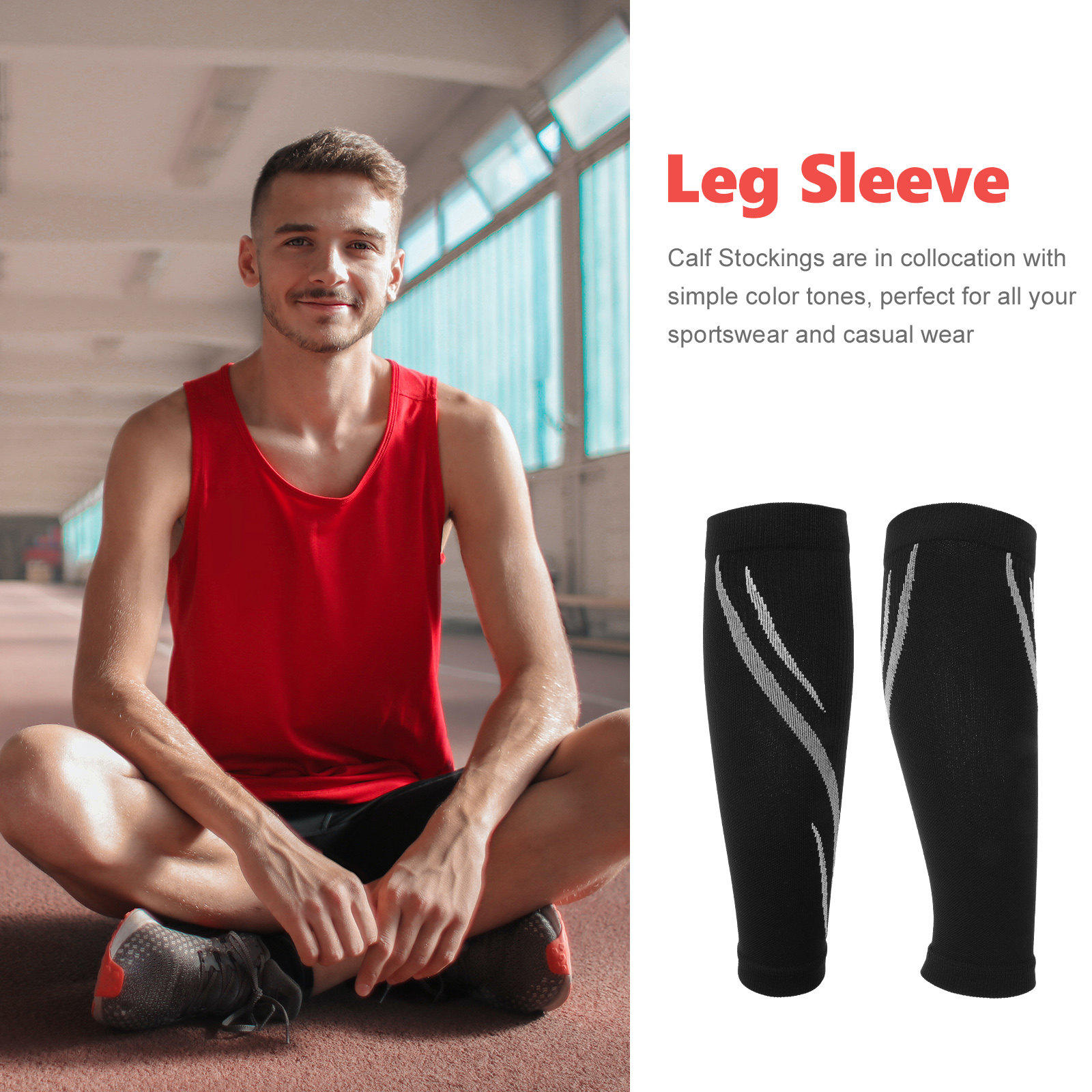 1Pair Calf Compression Socks B - Compression Sleeve Calf 评论和价格