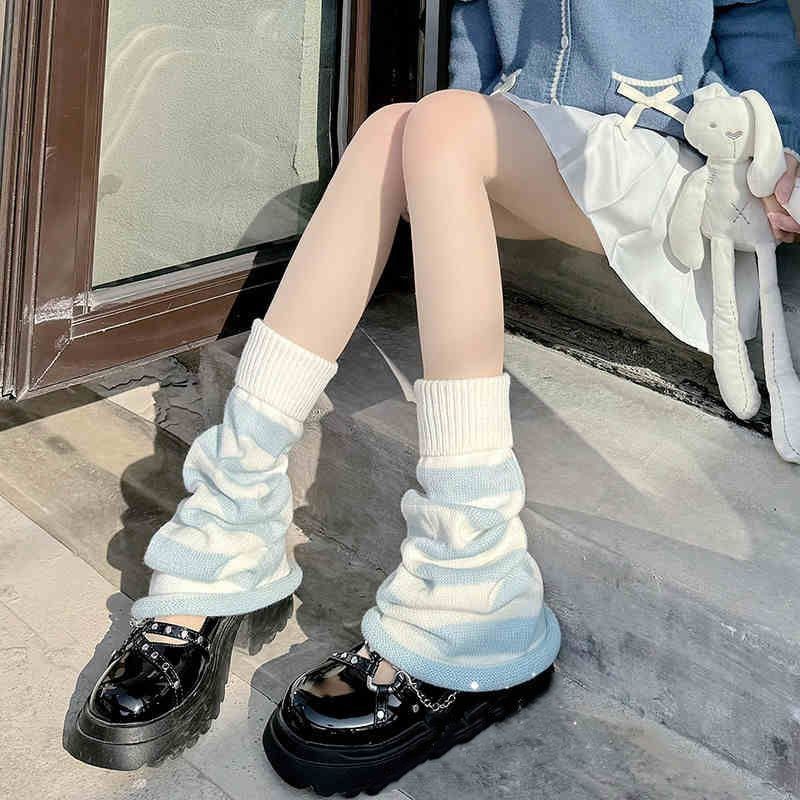 Y2K Striped Leg Warmers Star R - Boot Sock Slouchy 评论和价格