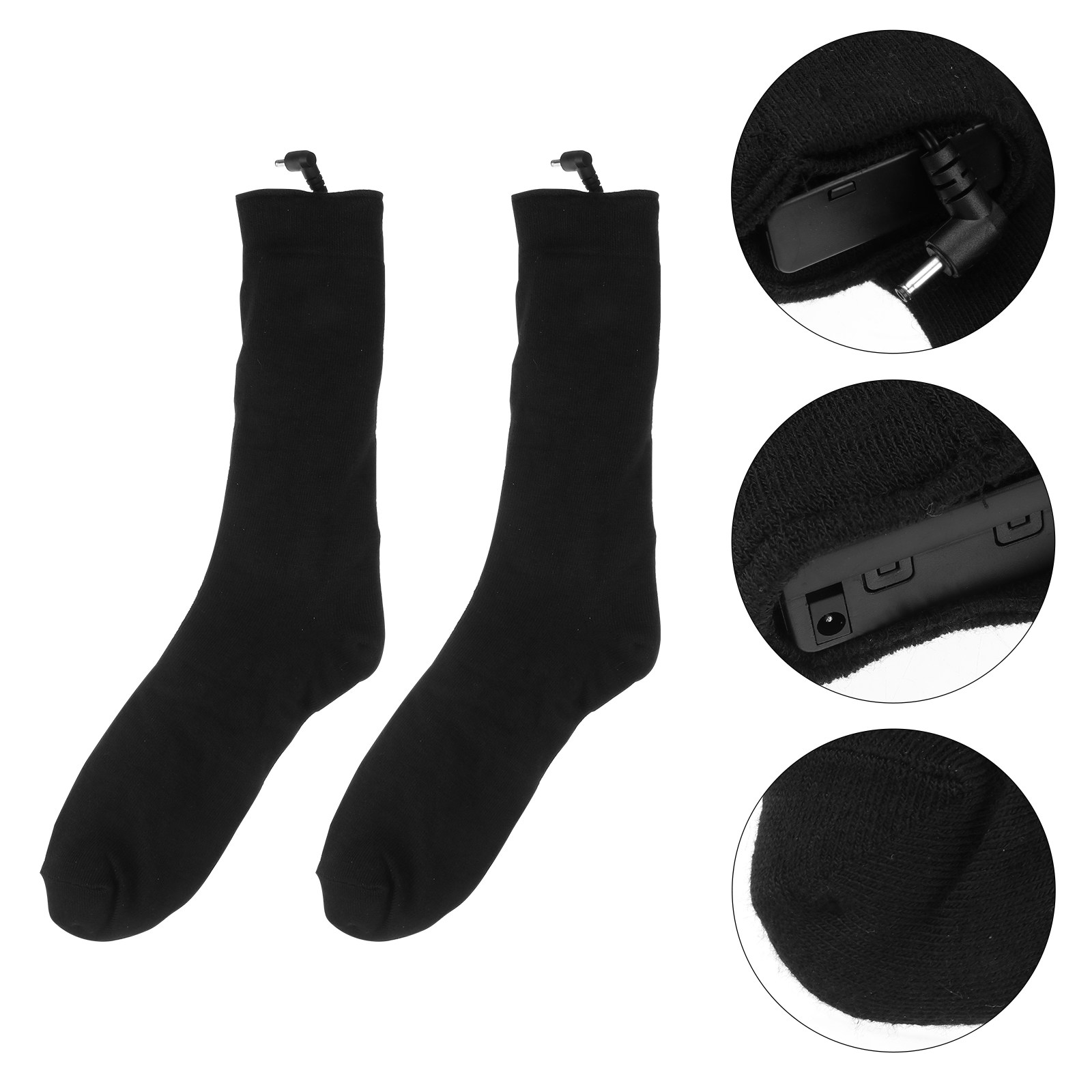 1Pair Battery Heated Socks Ele - Thermal Sock Winter 评论和价格