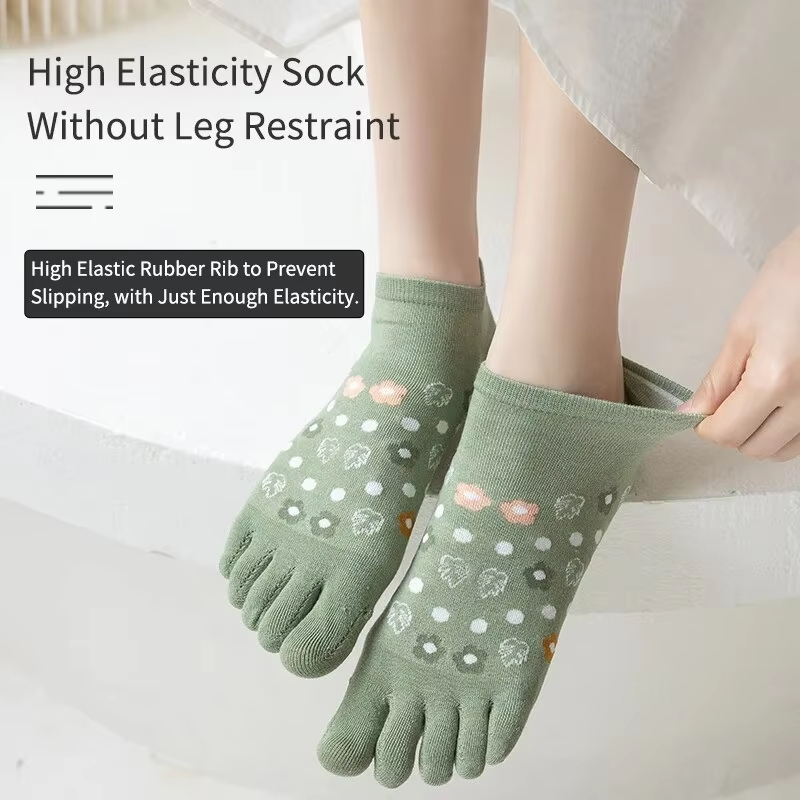 3 Pairs of Women's Spring and  - Toe Sock Split 评论和价格