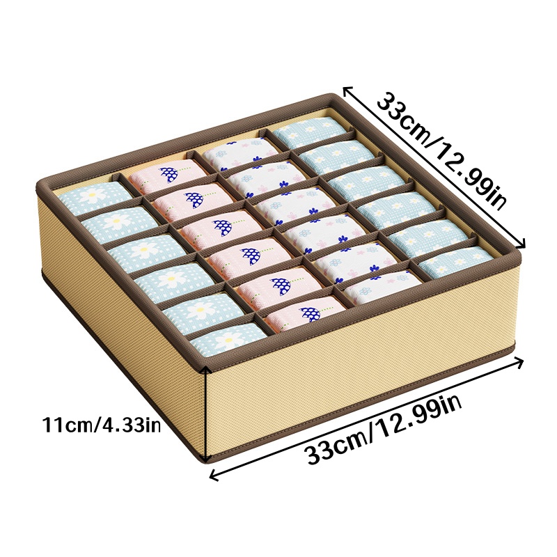 1pc 24grids Cabinet Underwear  - Sock Organizer Tray 评论和价格