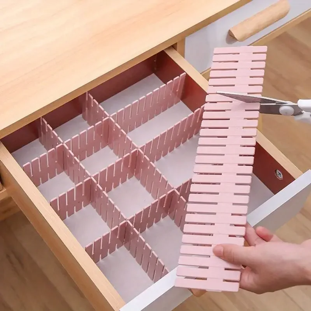 4PCS Adjustable Divider Underw - Sock Organizer Tray 评论和价格