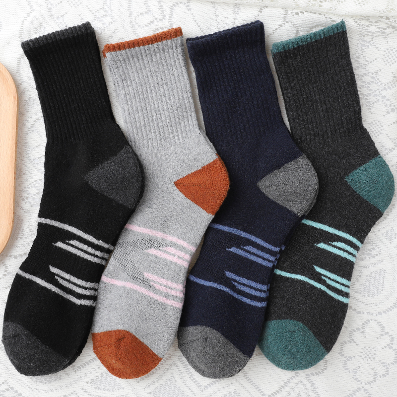 4Pairs Winter Women Mid Tube S - Wool Hiking Sock 评论和价格