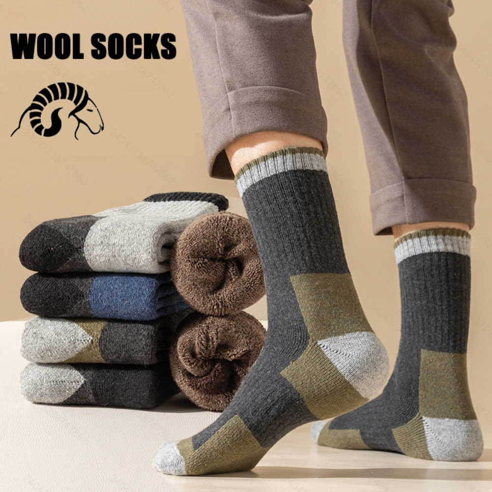 Winter Merino Wool Socks Thick - Wool Hiking Sock 评论和价格