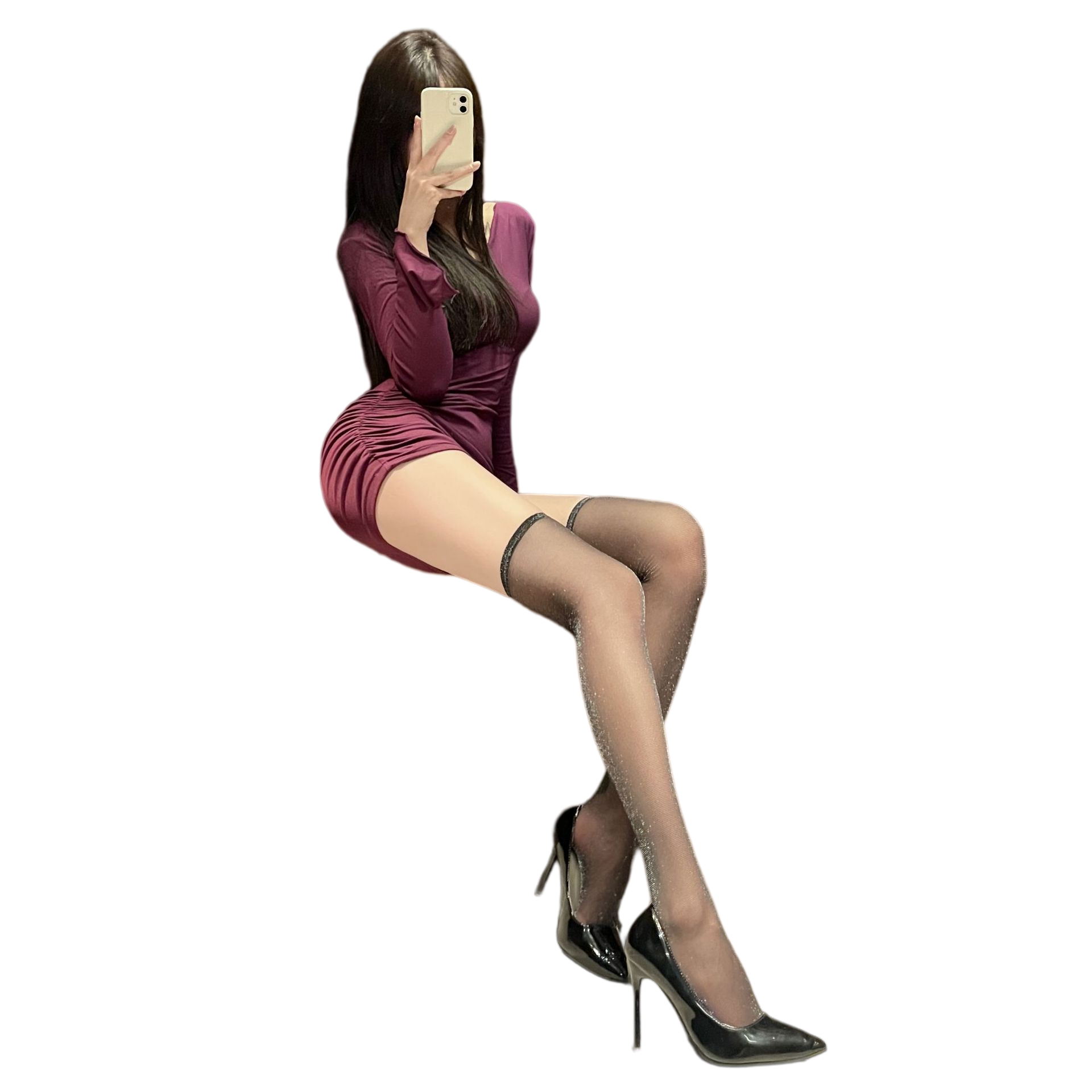 Gypsophila Fine Flashing Black - Knee High Sock Women 评论和价格