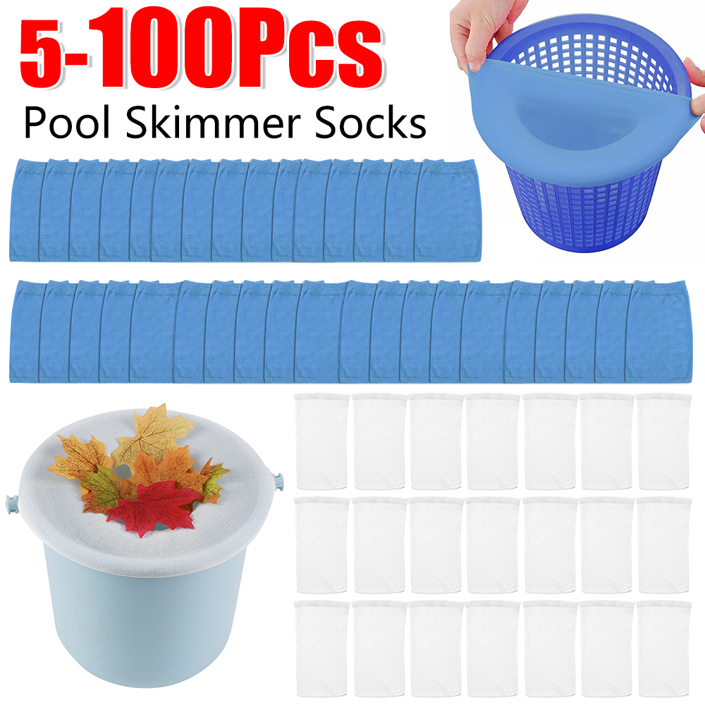 100-5PCS Pool Skimmer Socks El - Sock Organizer Tray 评论和价格