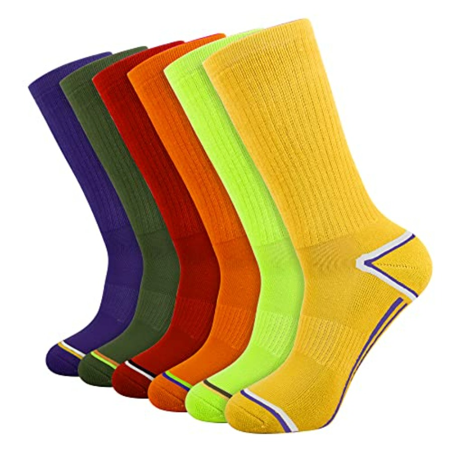 Mens 6 Pack Athletic Performan - Athletic Sock Cushion 评论和价格