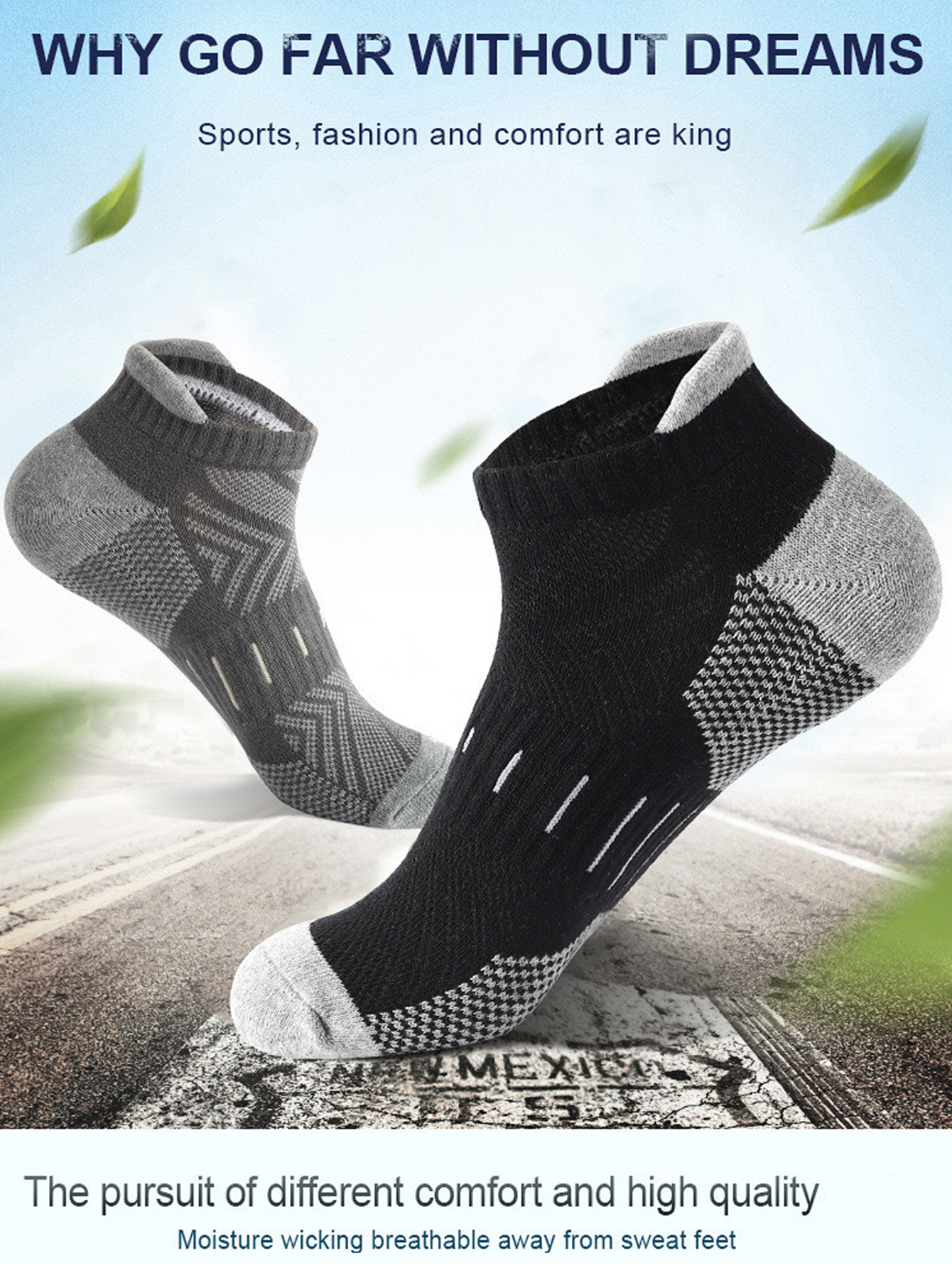6Pairs Men's Arrow Print Ankle - Athletic Sock Cushion 评论和价格