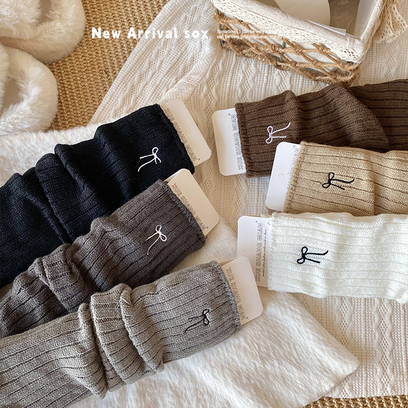 Korean Girls Leg Warmers Embro - Boot Sock Slouchy 评论和价格