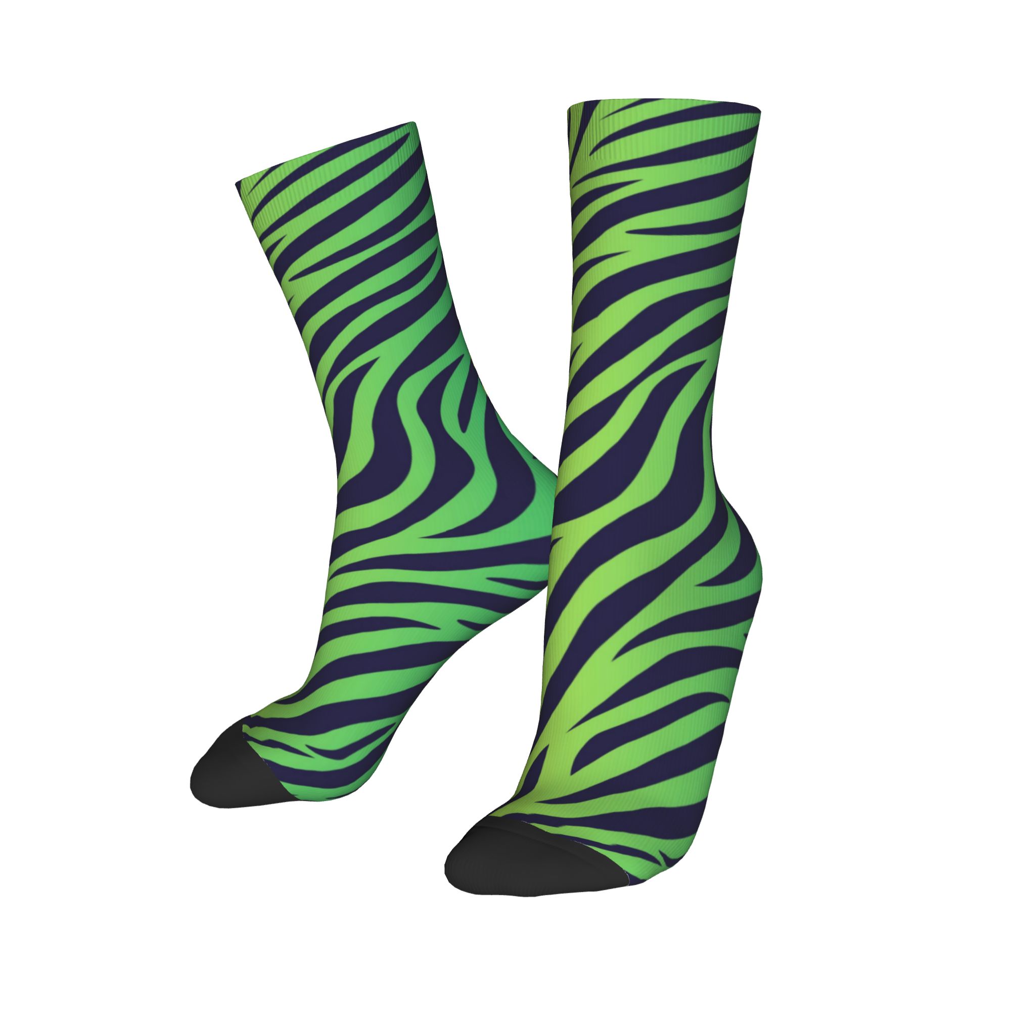 Colorful Tiger Zebra Skin Patt - Dress Sock Men 评论和价格