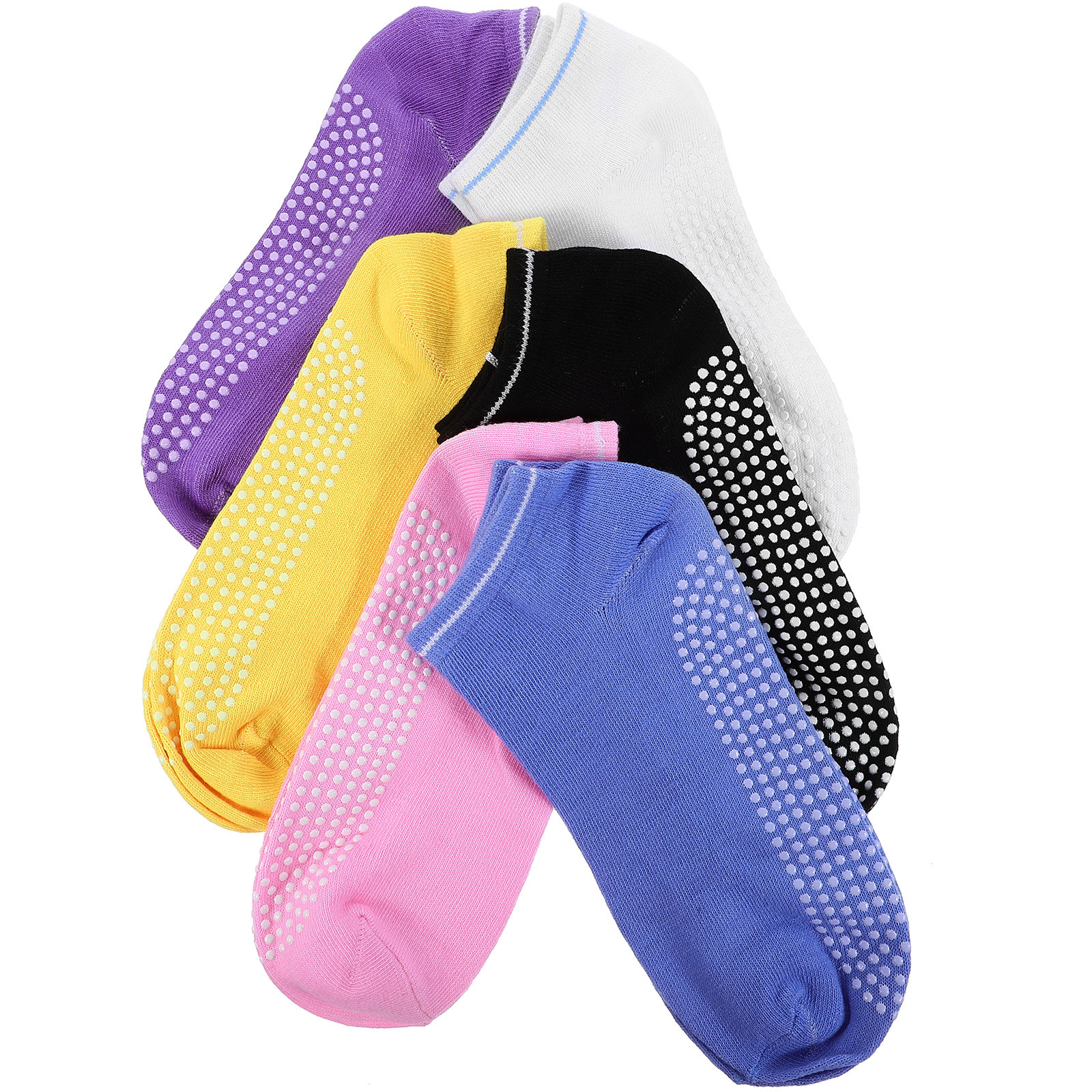 6Pairs Breathable Anti-Slip Yo - Grip Sock Yoga 评论和价格